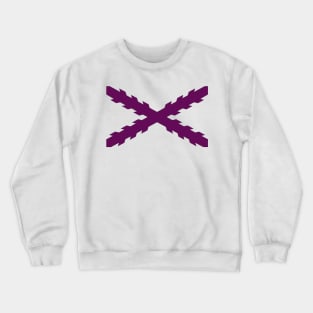 Cross of Burgundy (purple) Crewneck Sweatshirt